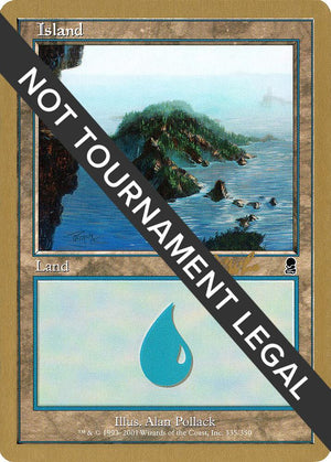 Island (335) - 2002 Carlos Romao (ODY) [World Championship Decks]