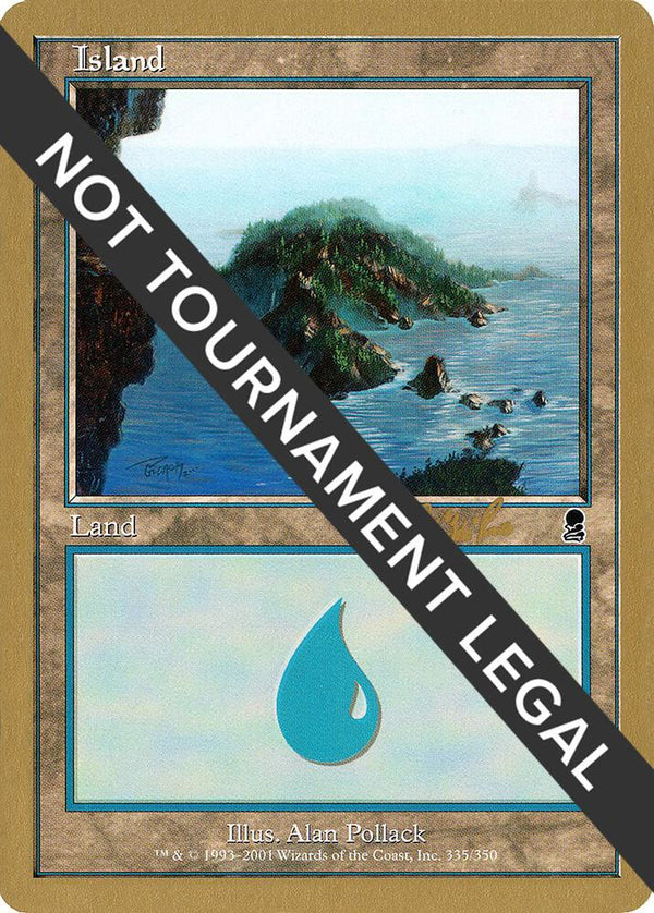 Island (335) - 2002 Carlos Romao (ODY) [World Championship Decks]