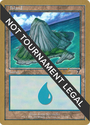 Island (335) - 2002 Carlos Romao (7ED) [World Championship Decks]