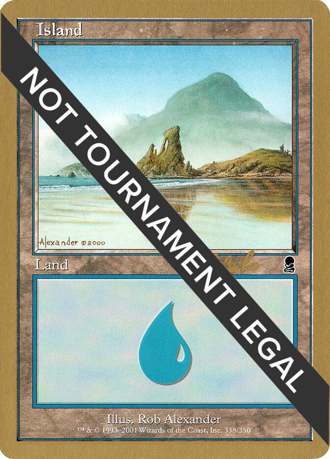 Island (338) - 2002 Carlos Romao (ODY) [World Championship Decks]