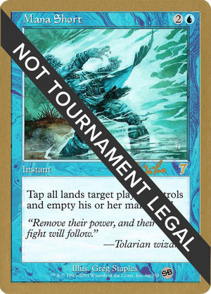 Mana Short - 2002 Carlos Romao (7ED) (SB) [World Championship Decks]