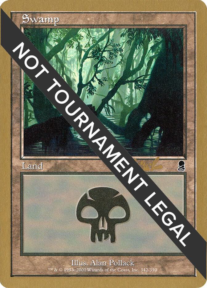 Swamp (342) - 2002 Carlos Romao (ODY) [World Championship Decks]