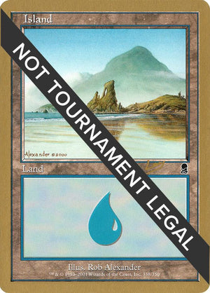 Island (338) - 2002 Raphael Levy (ODY) [World Championship Decks]
