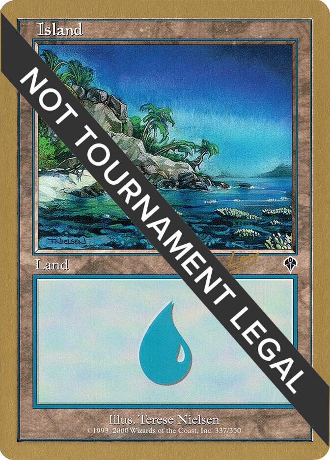 Island (337) - 2002 Raphael Levy (INV) [World Championship Decks]