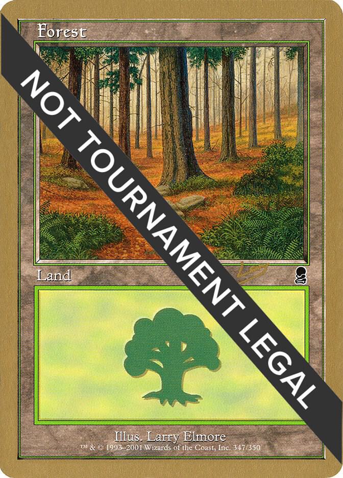 Forest (347) - 2002 Sim Han How (ODY) [World Championship Decks]