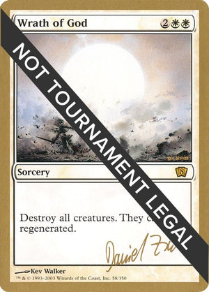 Wrath of God - 2003 Daniel Zink (8ED) [World Championship Decks]