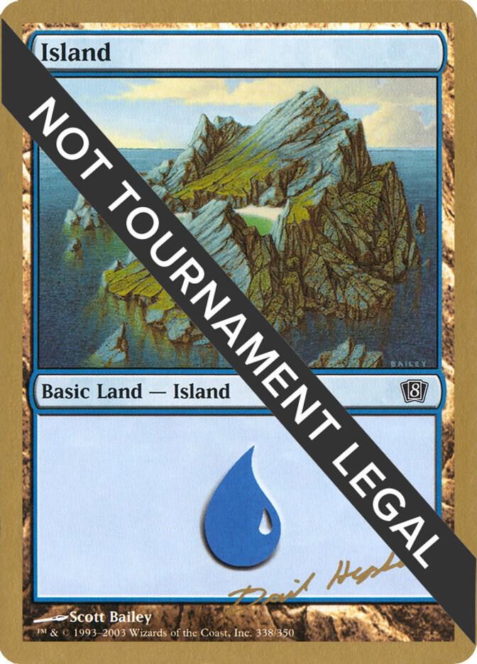 Island (338) - 2003 Dave Humpherys (8ED) [World Championship Decks]