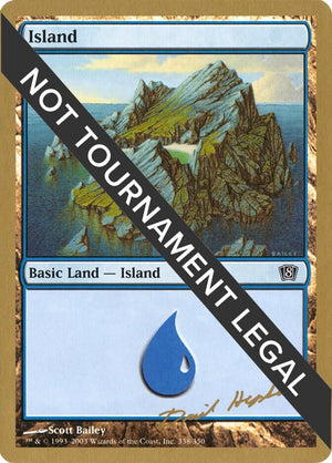 Island (338) - 2003 Dave Humpherys (8ED) [World Championship Decks]