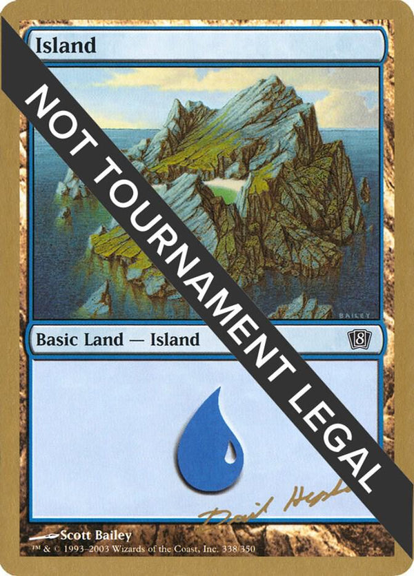 Island (338) - 2003 Dave Humpherys (8ED) [World Championship Decks]