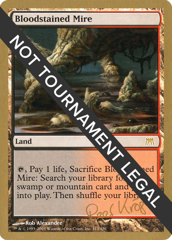 Bloodstained Mire - 2003 Peer Kroger (ONS) [World Championship Decks]