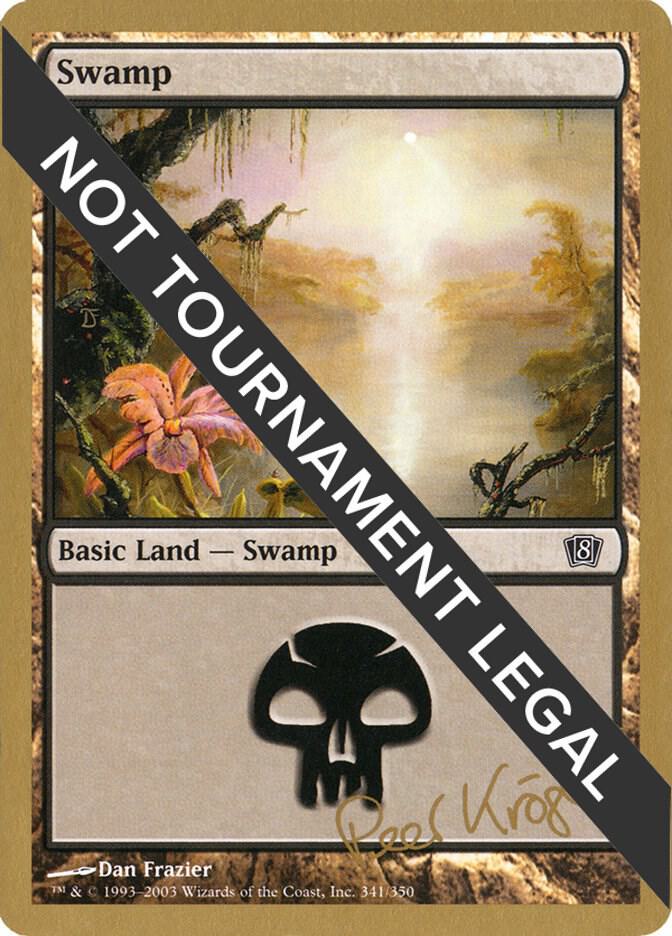 Swamp (341) - 2003 Peer Kroger (8ED) [World Championship Decks]