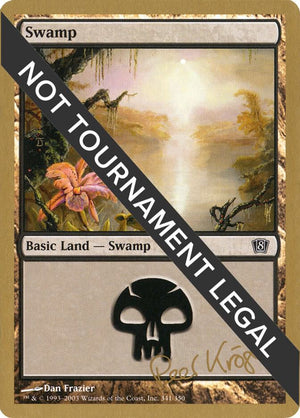 Swamp (341) - 2003 Peer Kroger (8ED) [World Championship Decks]