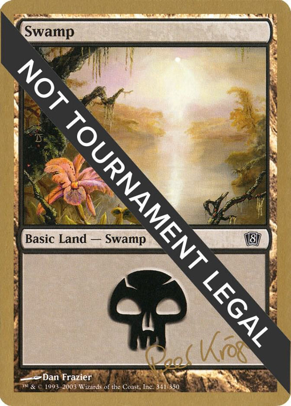Swamp (341) - 2003 Peer Kroger (8ED) [World Championship Decks]