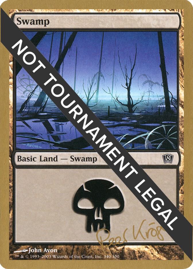 Swamp (340) - 2003 Peer Kroger (8ED) [World Championship Decks]