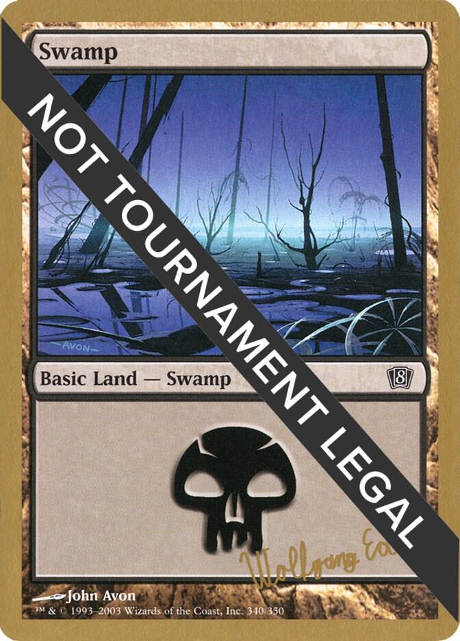 Swamp (340) - 2003 Wolfgang Eder (8ED) [World Championship Decks]