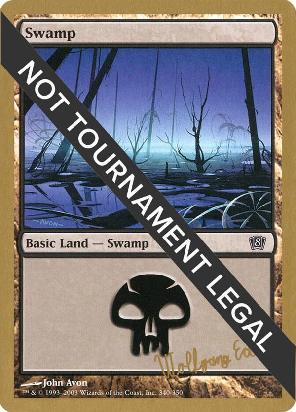Swamp (340) - 2003 Wolfgang Eder (8ED) [World Championship Decks]
