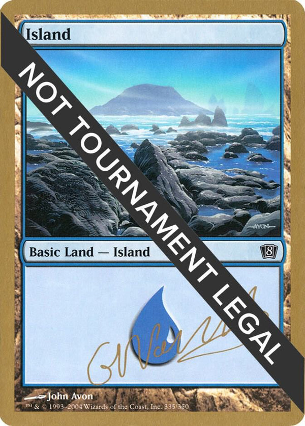 Island (335) - 2004 Gabriel Nassif (8ED) [World Championship Decks]