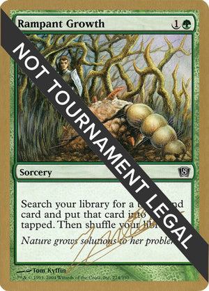 Rampant Growth - 2004 Julien Nuijten (8ED) [World Championship Decks]