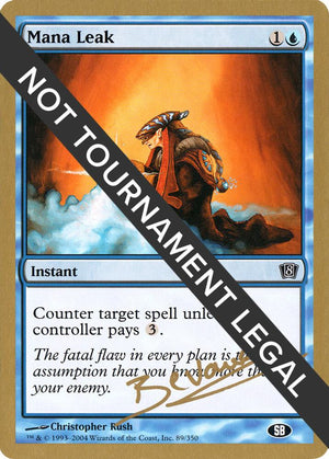 Mana Leak - 2004 Manuel Bevand (8ED) (SB) [World Championship Decks]