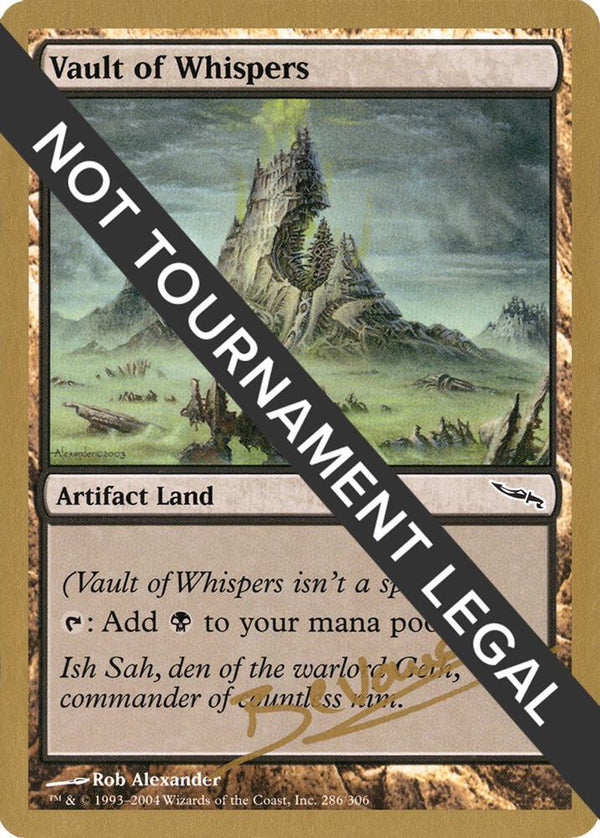 Vault of Whispers - 2004 Manuel Bevand (MRD) [World Championship Decks]