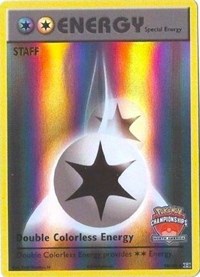 Double Colorless Energy - 90/108 (North America Championships) [Staff] (090/123) [League and Championship Cards]