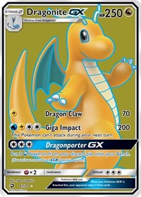 Dragonite GX (Full Art) (67/70) [Dragon Majesty]