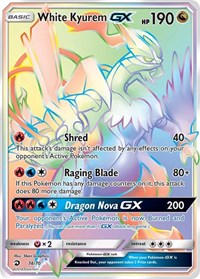White Kyurem GX (Secret) (74/70) [Dragon Majesty]