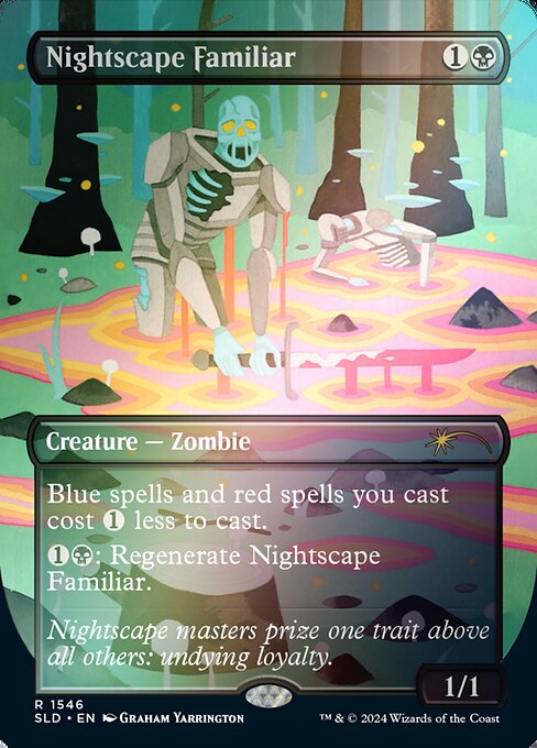 Nightscape Familiar (1546★) [Secret Lair Drop] [Borderless]
