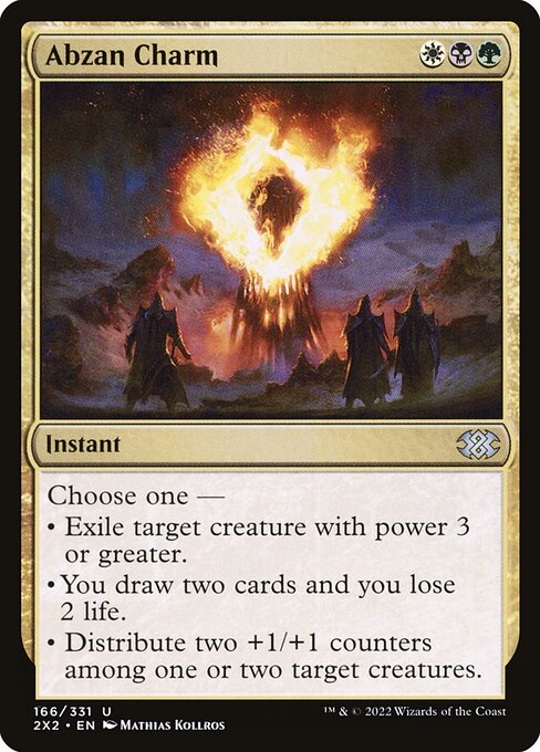 Abzan Charm (166) [Double Masters 2022]