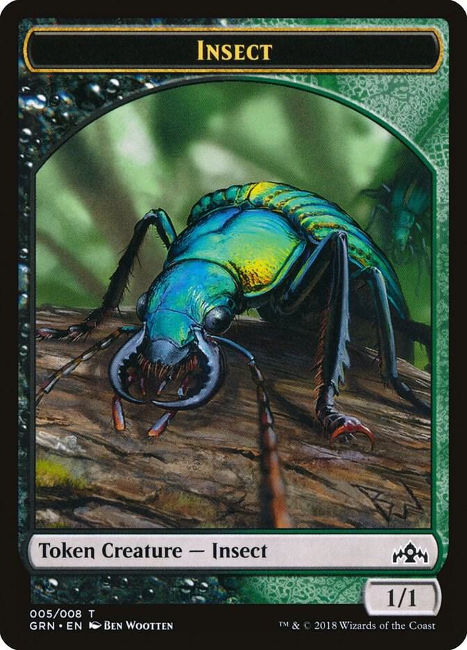 Insect Token (5) [Guilds of Ravnica]