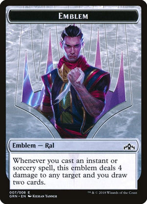 Emblem - Ral, Izzet Viceroy (7) [Guilds of Ravnica]