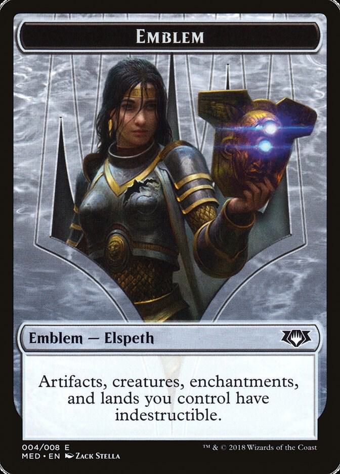 Emblem - Elspeth, Knight-Errant (4) [Mythic Edition: Guilds of Ravnica]