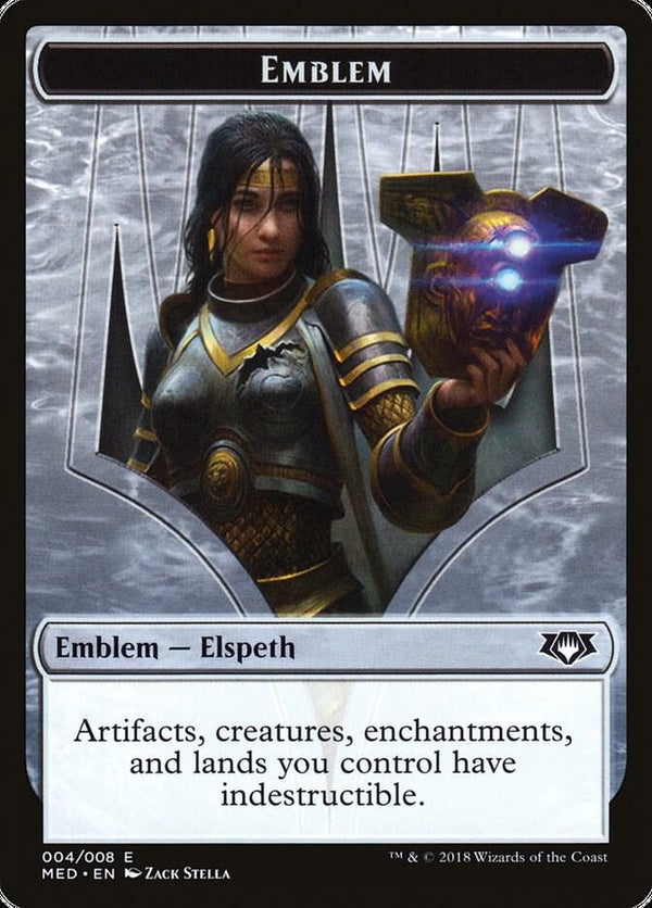 Emblem - Elspeth, Knight-Errant (4) [Mythic Edition: Guilds of Ravnica]
