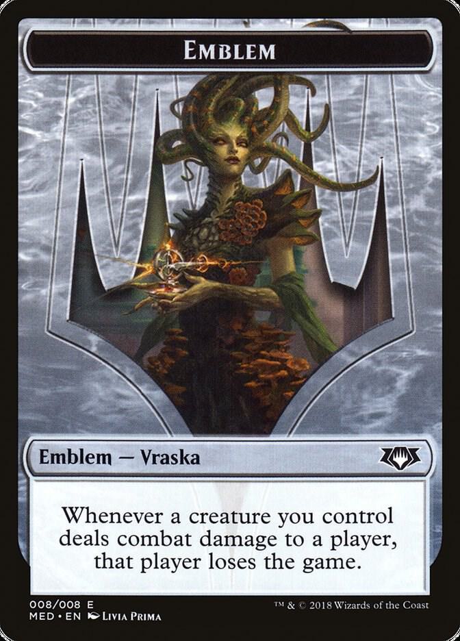 Emblem - Vraska, Golgari Queen (8) [Mythic Edition: Guilds of Ravnica]