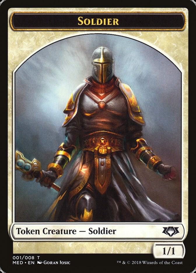 Soldier Token (1) [Mythic Edition: Guilds of Ravnica]