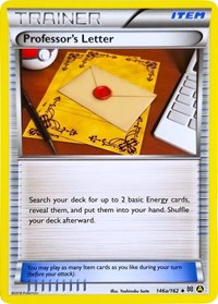 Professor's Letter - 146a/162 (146a/162) [Alternate Art Promos]