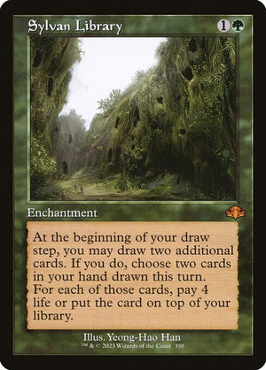 Sylvan Library (350) [Dominaria Remastered]