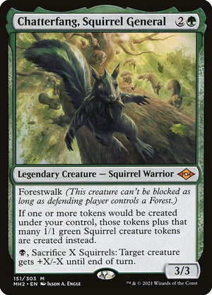 Chatterfang, Squirrel General (151) [Modern Horizons 2]