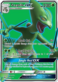 Sceptile GX (Full Art) (196/214) [SM Lost Thunder]