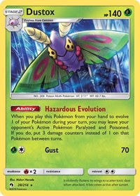 Dustox (28/214) [SM Lost Thunder]