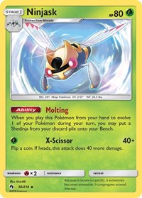 Ninjask (30/214) [SM Lost Thunder]