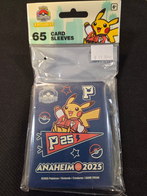 Sleeves Pokemon Anaheim World Championship - Pikachu (Blue)
