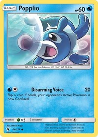 Popplio (64) (64/214) [SM Lost Thunder]