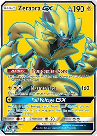 Zeraora GX (Full Art) (201/214) [SM Lost Thunder]