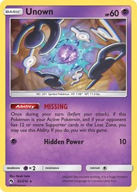 Unown (92) (92/214) [SM Lost Thunder]
