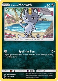 Alolan Meowth (118/214) [SM Lost Thunder]