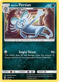 Alolan Persian (119/214) [SM Lost Thunder]