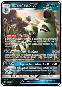 Tyranitar GX (121/214) [SM Lost Thunder]
