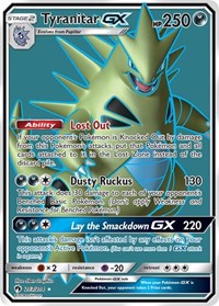 Tyranitar GX (Full Art) (203/214) [SM Lost Thunder]