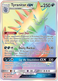 Tyranitar GX (Secret) (223/214) [SM Lost Thunder]